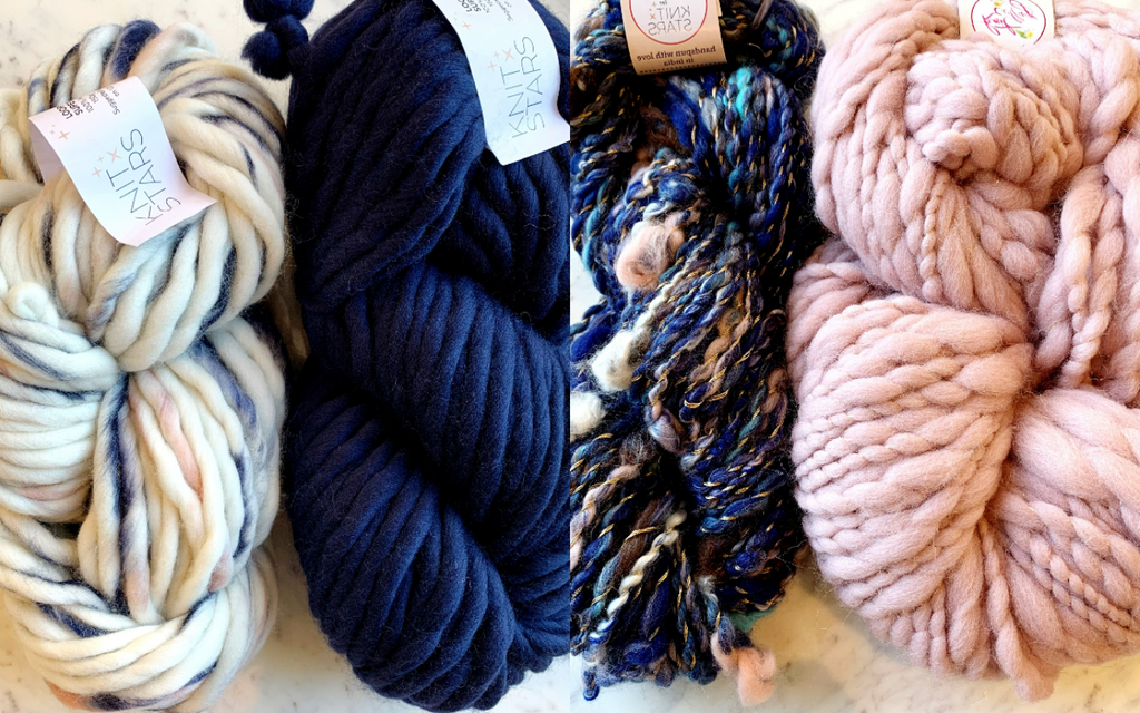 🧶Bulky yarn goes glam